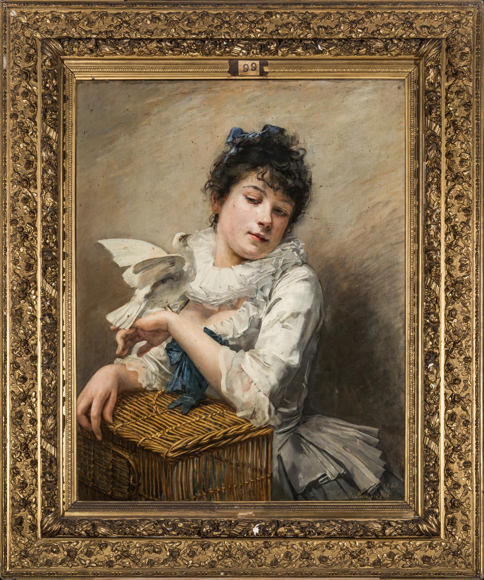 Jeune fille à la colombe