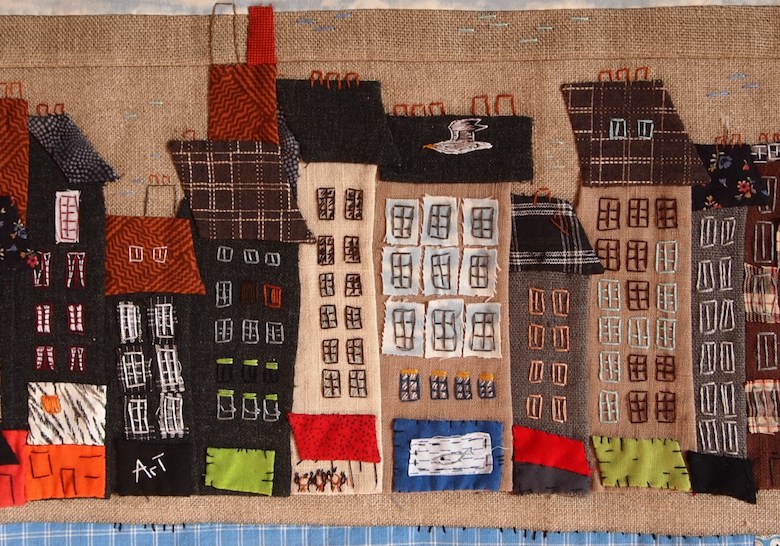 HONFLEUR les façades 1 détail