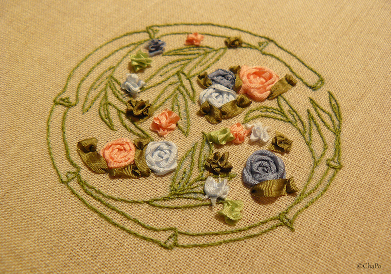 Broderie au ruban