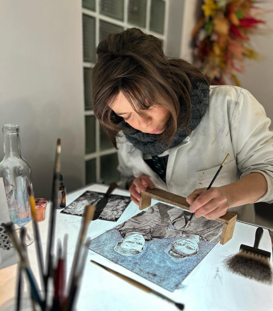 Démonstration verrière : Technique du vitrail par l'atelier Silice