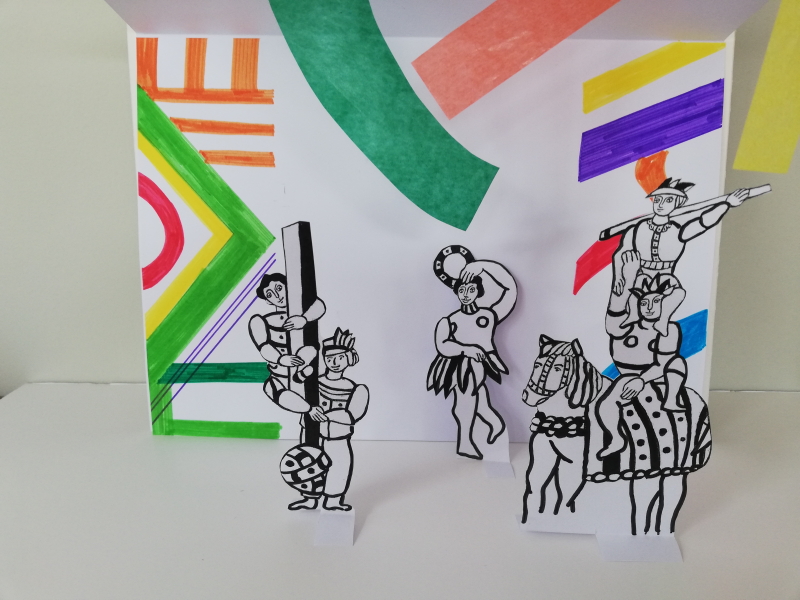 Maquette d'un mini théâtre