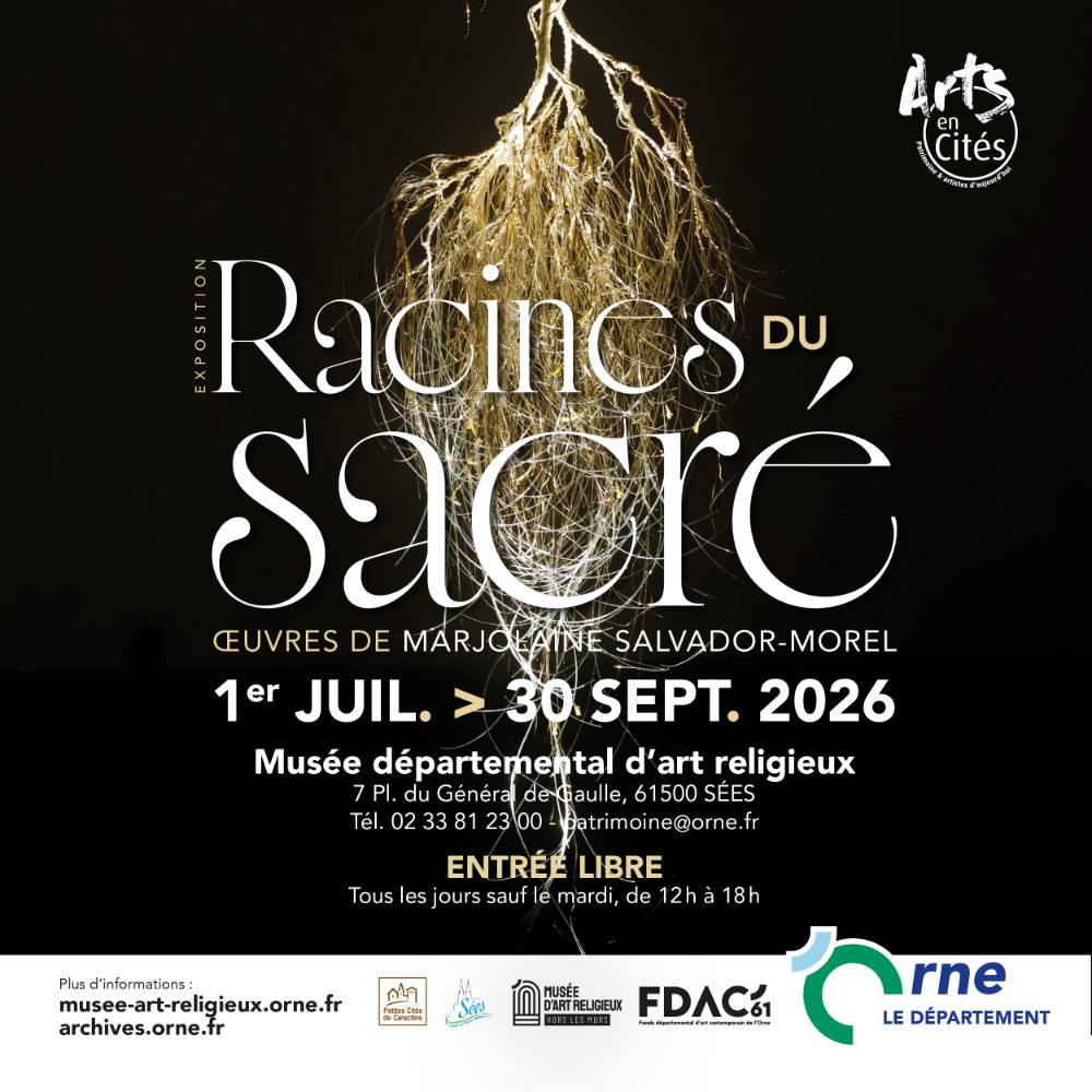 Exposition : Racines du sacré. Œuvres de Marjolaine Salvador-Morel