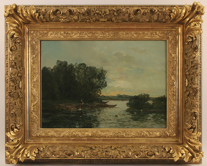 Daubigny, crépuscule, coll musée du château de Flers