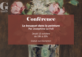 Gratuit – Conférence « Le Bouquet dans la peinture » par Joséphine Le Foll