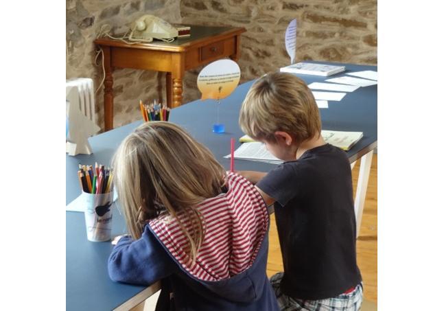 Les enfants dans l'atelier de Prévert