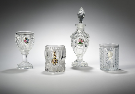 Verre à inclusions du XIXème siècle - Émaux et cristallo-cérame de la collection Darnis