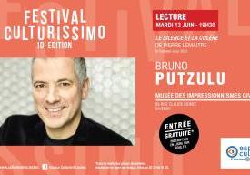 Festival Culturissimo – Lecture gratuite par Bruno Putzulu