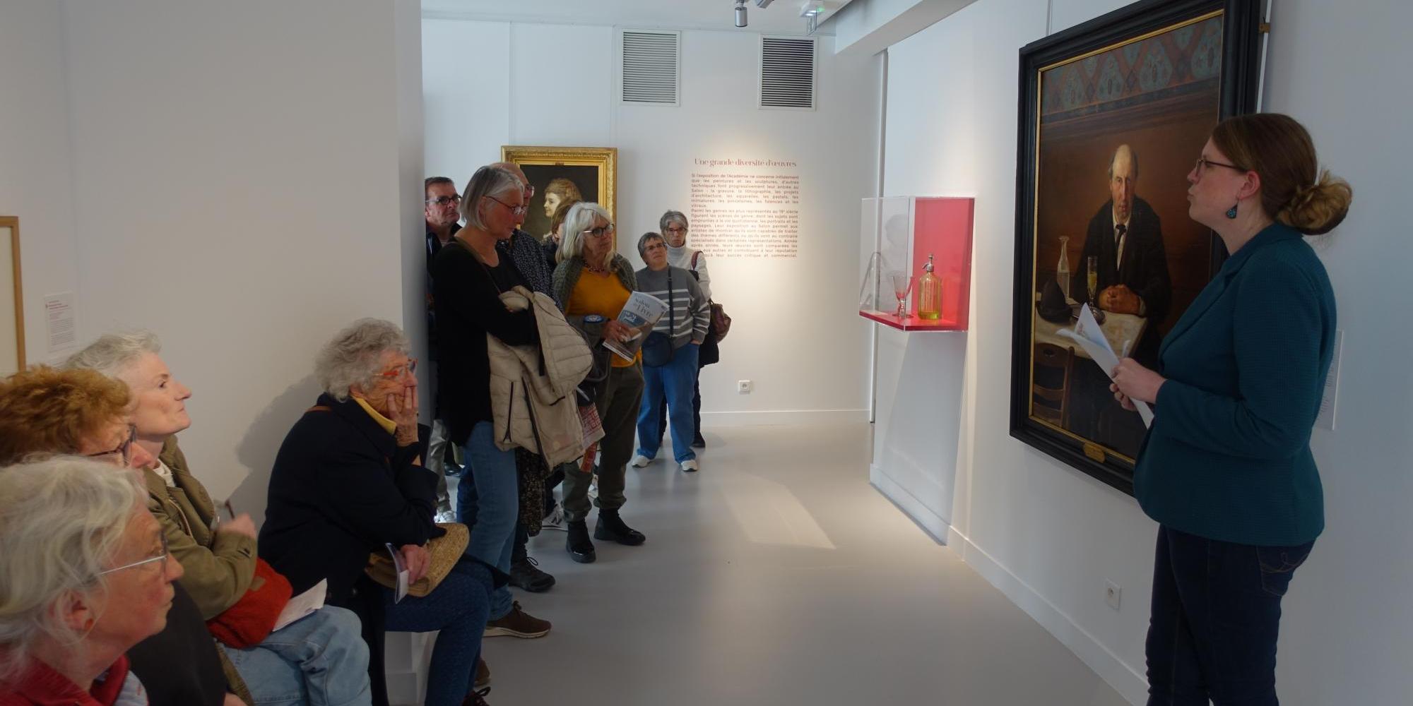 Visite de clôture de "Bienvenue au Salon" - Réseau des musées de Normandie